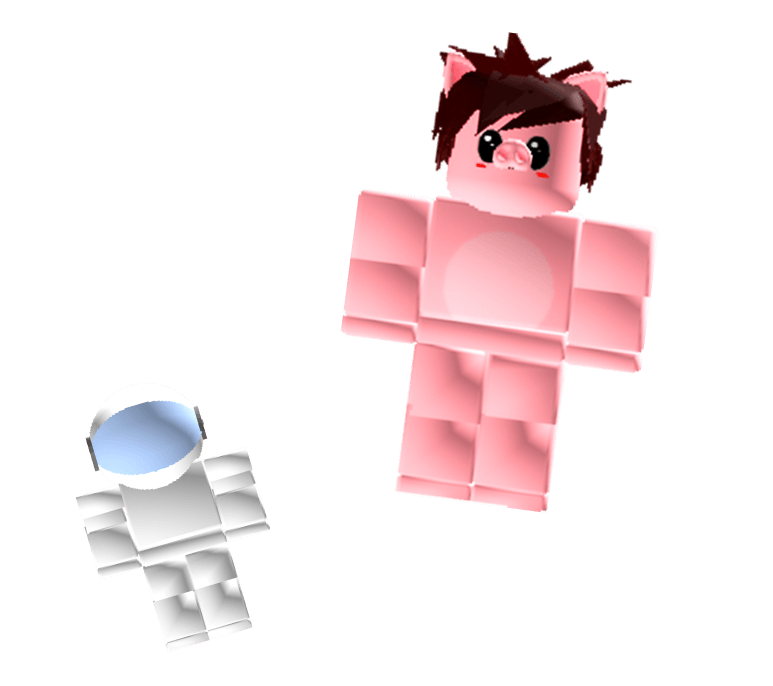 Roblox characters laid on the page